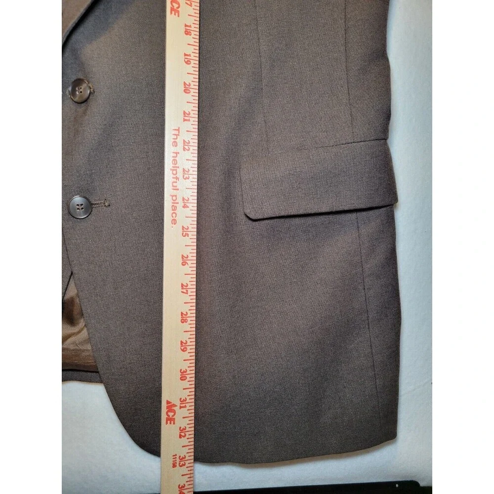 Vintage Levi Strauss Co Business Class Suit 2 Button Brown 46R Mens Blazer Coat‎